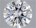 Lab Grown Diamond 7.03 Carats, Round with Ideal Cut, E Color, VVS2 Clarity and Certified by IGI