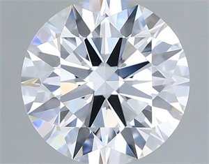 Picture of Lab Grown Diamond 1.17 Carats, Round with Ideal Cut, D Color, VVS2 Clarity and Certified by IGI