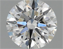 Lab Grown Diamond 1.37 Carats, Round with Ideal Cut, F Color, VS1 Clarity and Certified by IGI