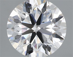 Picture of Lab Grown Diamond 1.09 Carats, Round with Excellent Cut, D Color, VS2 Clarity and Certified by IGI