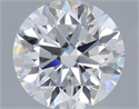 Lab Grown Diamond 1.07 Carats, Round with Very Good Cut, D Color, VVS2 Clarity and Certified by IGI