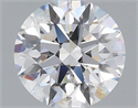 Lab Grown Diamond 1.05 Carats, Round with Ideal Cut, E Color, VVS2 Clarity and Certified by IGI