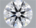 Lab Grown Diamond 1.03 Carats, Round with Ideal Cut, E Color, VVS2 Clarity and Certified by IGI