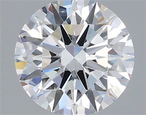 Picture of Lab Grown Diamond 1.02 Carats, Round with Ideal Cut, D Color, VVS1 Clarity and Certified by IGI