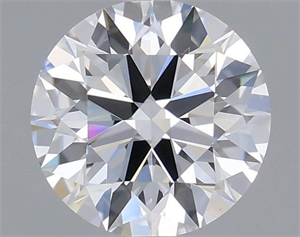 Picture of Lab Grown Diamond 1.02 Carats, Round with Ideal Cut, D Color, VVS1 Clarity and Certified by IGI