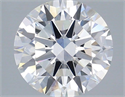 Del inventario de diamantes de laboratorio, 2.53 quilates, Redondo , Color F, claridad VS1 y certificado IGI