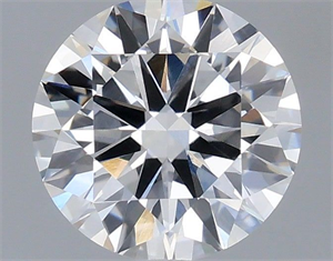 Picture of Lab Grown Diamond 1.04 Carats, Round with Excellent Cut, D Color, VVS2 Clarity and Certified by IGI