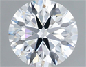 Lab Grown Diamond 1.20 Carats, Round with Ideal Cut, D Color, VS2 Clarity and Certified by IGI