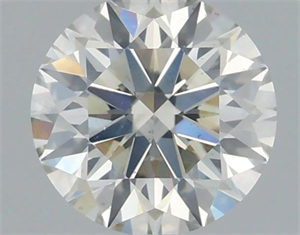 Foto Diamante Natural 0.72 quilates, Redondo , Color J, claridad SI1 y certificado IGI de