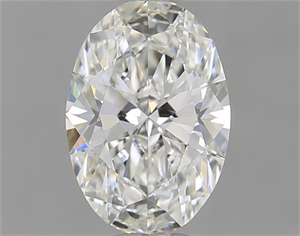 Foto Diamante Natural 0.80 quilates, Ovalado , Color H, claridad VVS2 y certificado GIA de