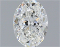 Natural Diamond 0.70 Carats, Oval with  Cut, G Color, VVS2 Clarity and Certified by GIA