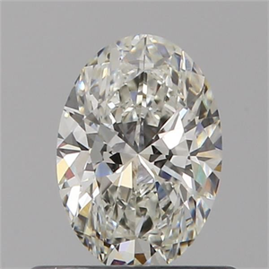 Picture of Natural Diamond 0.51 Carats, Oval with  Cut, H Color, VS1 Clarity and Certified by GIA
