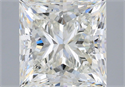 Natural Diamond 2.50 Carats, Princess with  Cut, G Color, VVS2 Clarity and Certified by IGI