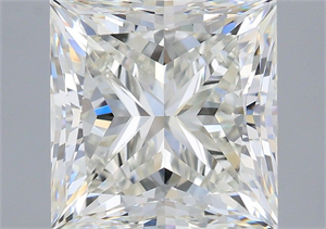 Picture of Natural Diamond 2.50 Carats, Princess with  Cut, G Color, VVS2 Clarity and Certified by IGI