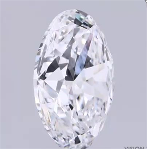 Picture of Natural Diamond 3.01 Carats, Oval with  Cut, D Color, VS1 Clarity and Certified by GIA