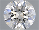 Natural Diamond 1.03 Carats, Round with Excellent Cut, G Color, I1 Clarity and Certified by IGI