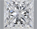 Natural Diamond 0.91 Carats, Princess with  Cut, H Color, SI2 Clarity and Certified by GIA