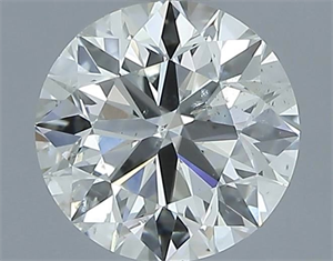 Picture of Natural Diamond 1.00 Carats, Round with Excellent Cut, I Color, SI2 Clarity and Certified by IGI