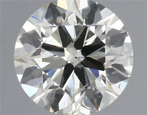 Picture of Natural Diamond 0.40 Carats, Round with Very Good Cut, J Color, SI1 Clarity and Certified by IGI