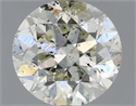 Diamante Natural 0.53 quilates, Redondo , Color J, claridad I1 y certificado IGI