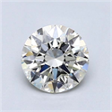 Natural Diamond 1.01 Carats, Round with Excellent Cut, I Color, VVS1 Clarity and Certified by GIA