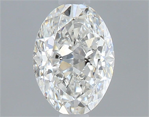 Foto Diamante Natural 0.50 quilates, Ovalado , Color G, claridad SI2 y certificado GIA de
