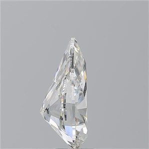 Picture of Natural Diamond 5.01 Carats, Pear with  Cut, H Color, SI2 Clarity and Certified by GIA