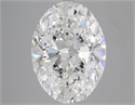Natural Diamond 5.02 Carats, Oval with  Cut, F Color, VS2 Clarity and Certified by GIA