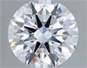 Lab Grown Diamond 1.38 Carats, Round with Ideal Cut, D Color, VS1 Clarity and Certified by IGI