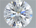 Del inventario de diamantes de laboratorio, 1.38 quilates, Redondo , Color D, claridad VS2 y certificado IGI
