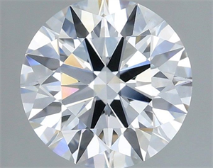 Picture of Lab Grown Diamond 1.38 Carats, Round with Ideal Cut, D Color, VS1 Clarity and Certified by IGI
