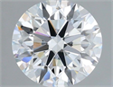 Del inventario de diamantes de laboratorio, 1.37 quilates, Redondo , Color F, claridad VVS2 y certificado IGI