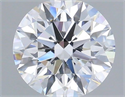 Del inventario de diamantes de laboratorio, 1.36 quilates, Redondo , Color D, claridad VS2 y certificado IGI