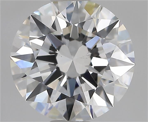 Picture of Lab Grown Diamond 1.53 Carats, Round with Excellent Cut, E Color, VS1 Clarity and Certified by IGI