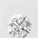 Lab Grown Diamond 1.02 Carats, Round with Ideal Cut, F Color, VVS2 Clarity and Certified by IGI