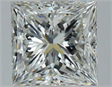 Natural Diamond 2.00 Carats, Princess with  Cut, I Color, VVS2 Clarity and Certified by GIA