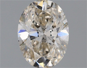 Picture of Natural Diamond 0.82 Carats, Oval with  Cut, L Color, SI2 Clarity and Certified by GIA