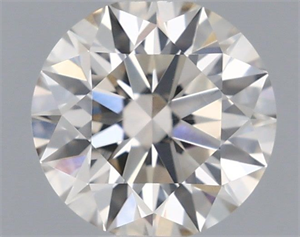 Picture of Natural Diamond 0.71 Carats, Round with Excellent Cut, M Color, VVS2 Clarity and Certified by GIA
