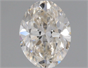 Natural Diamond 0.70 Carats, Oval with  Cut, J Color, VVS2 Clarity and Certified by GIA