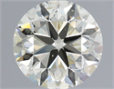 Natural Diamond 1.51 Carats, Round with Very Good Cut, L Color, SI1 Clarity and Certified by IGI