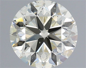 Picture of Natural Diamond 1.51 Carats, Round with Very Good Cut, L Color, SI1 Clarity and Certified by IGI