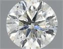 Natural Diamond 0.40 Carats, Round with Very Good Cut, H Color, I1 Clarity and Certified by IGI