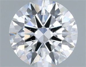 Picture of Natural Diamond 0.50 Carats, Round with Excellent Cut, E Color, SI1 Clarity and Certified by IGI