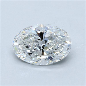 Picture of Natural Diamond 3.50 Carats, Oval with  Cut, E Color, VS2 Clarity and Certified by GIA