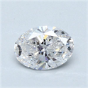 Natural Diamond 1.20 Carats, Oval with  Cut, F Color, VS2 Clarity and Certified by GIA