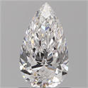 Natural Diamond 0.72 Carats, Pear with  Cut, E Color, VVS1 Clarity and Certified by GIA