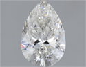 Diamante Natural 1.04 quilates, De pera , Color H, claridad I1 y certificado GIA