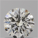 Diamante Natural 0.65 quilates, Redondo , Color J, claridad VS1 y certificado GIA