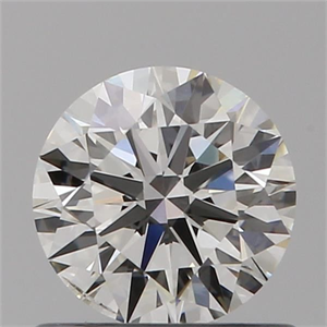 Picture of Natural Diamond 0.64 Carats, Round with Excellent Cut, I Color, SI2 Clarity and Certified by GIA