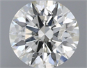 Natural Diamond 0.43 Carats, Round with Excellent Cut, I Color, I1 Clarity and Certified by IGI
